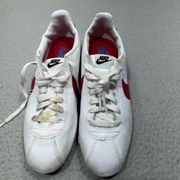 Nike Classic Cortez Shoes Women 9 White Forrest Gump Long Distance Running Train - Picture 6 of 16